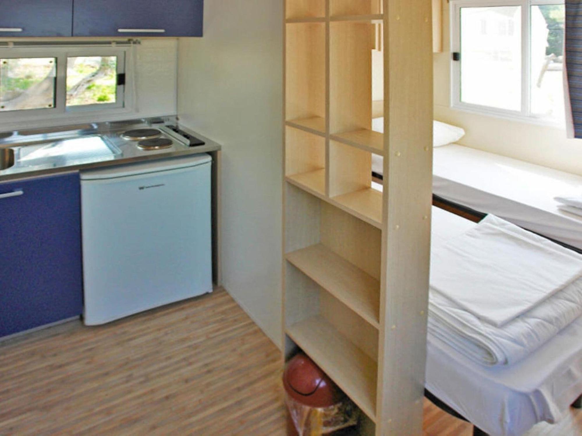 Mobile Homes In Camp Kovacine, Cres, With Long Pebble Beach Luaran gambar