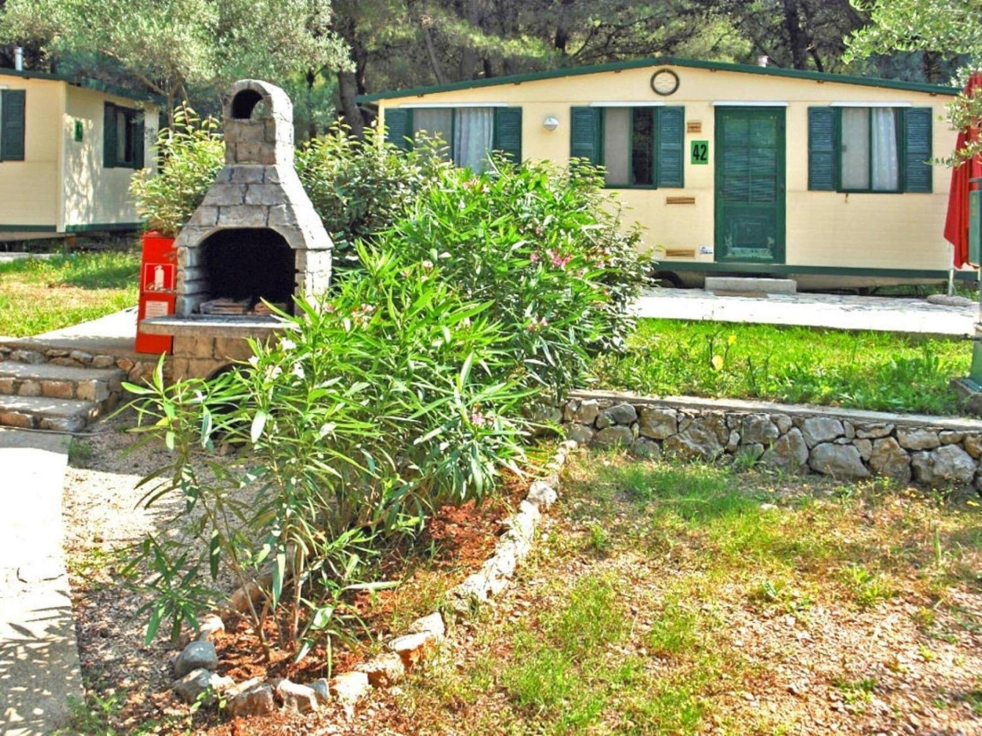 Mobile Homes In Camp Kovacine, Cres, With Long Pebble Beach Luaran gambar